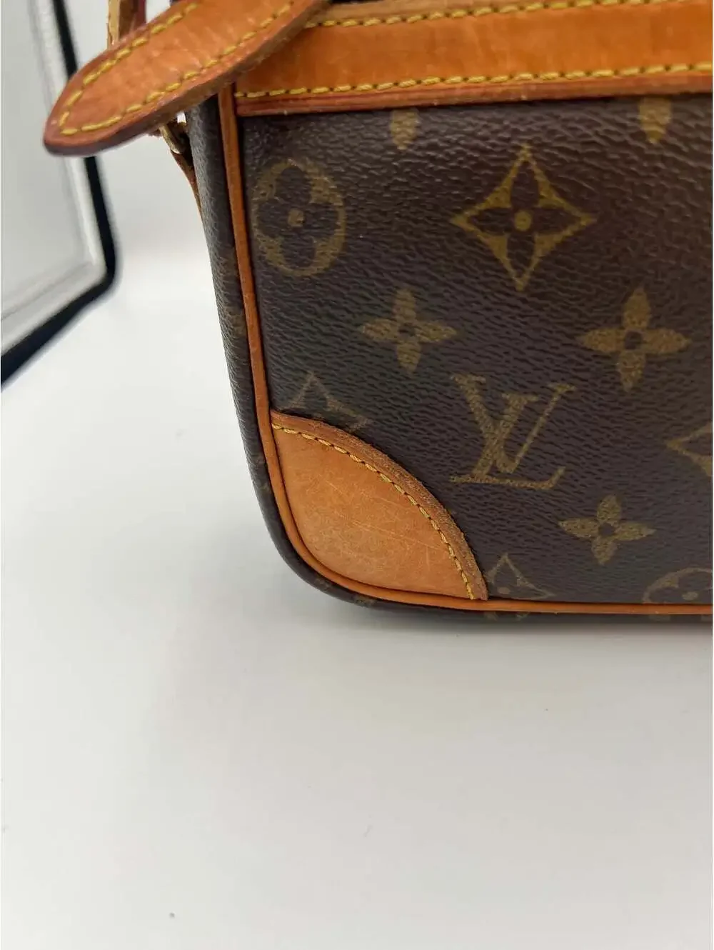 Louis Vuitton Trocadero 27 Monogram Canvas Shoulder Bag Brown